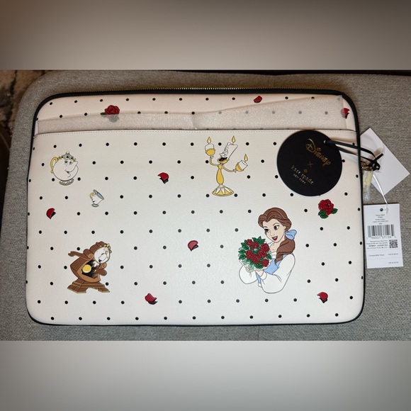 Kate Spade x Disney Beauty and the Beast Laptop Sleeve - Picture 4 of 8